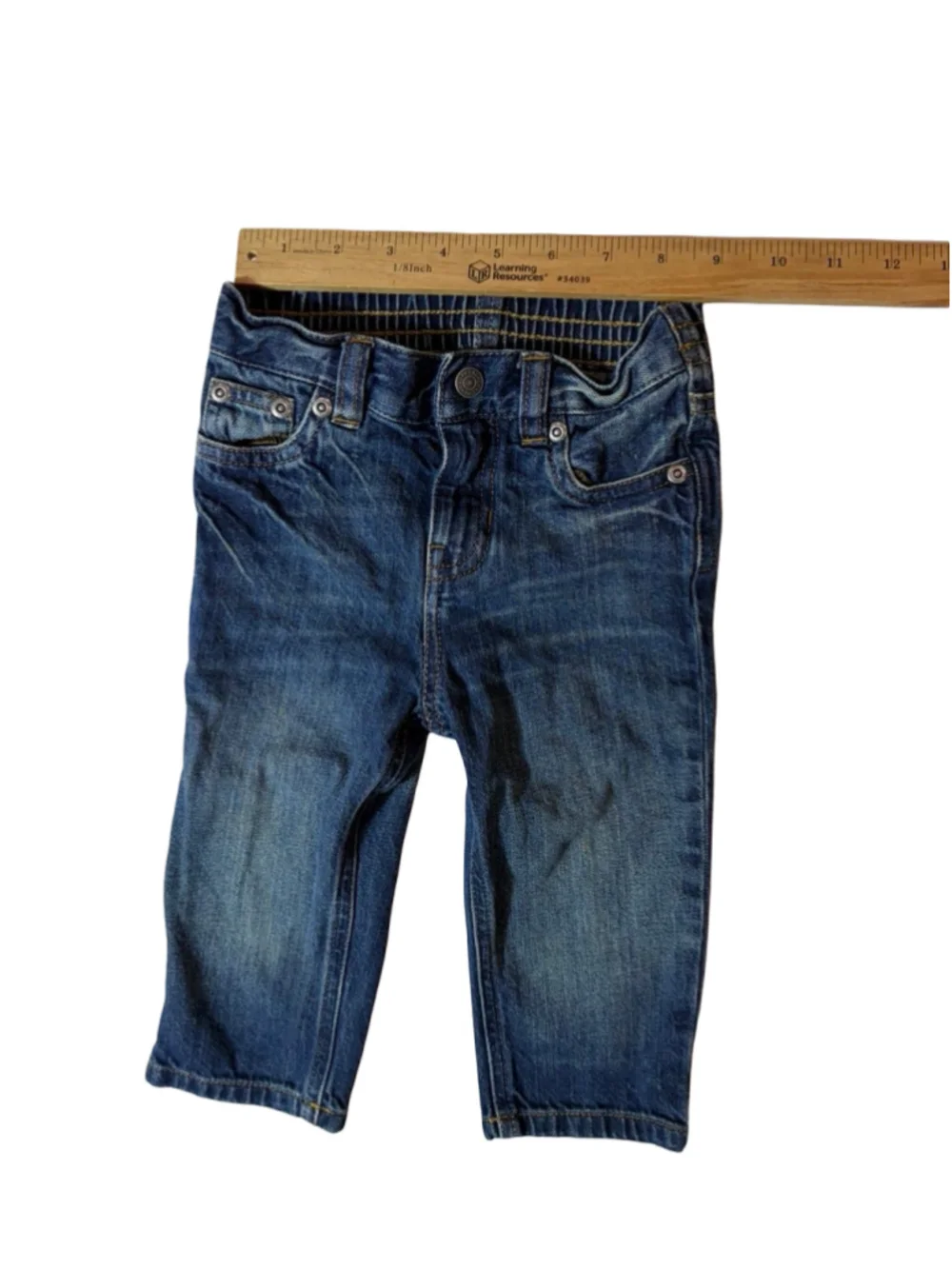 Vintage Polo Ralph Lauren Baby Jeans 12M Y2K Denim Straight Leg Prep